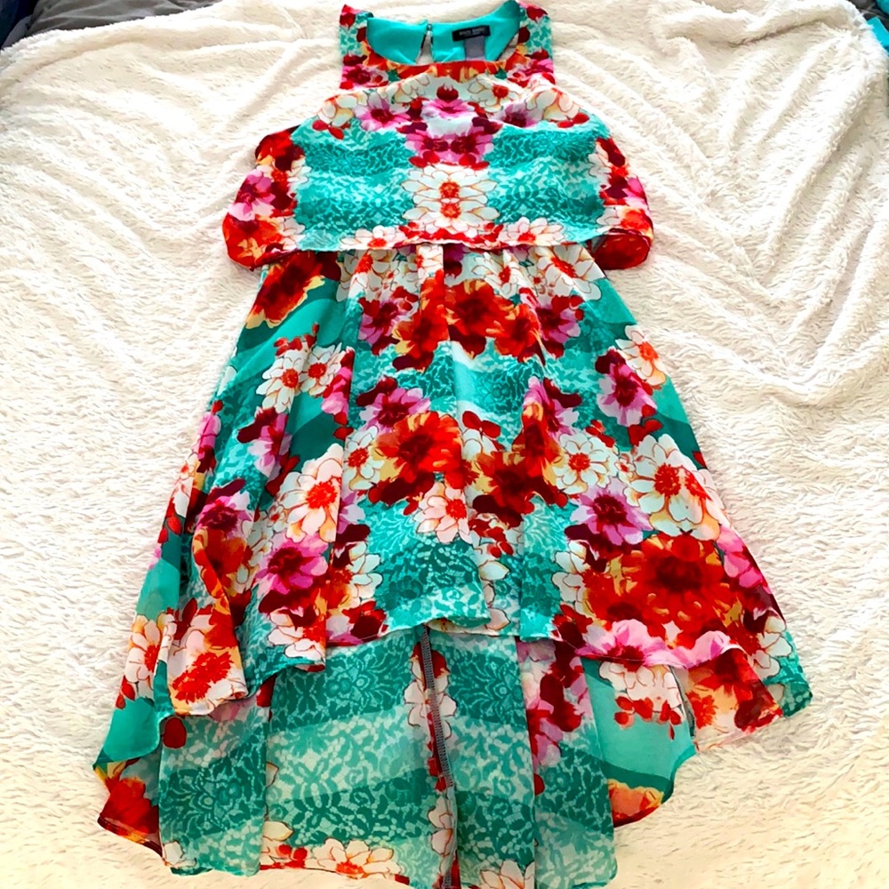 EUC high low racer back dress